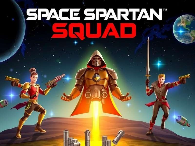 Space Spartan Squad Game Banner